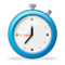 Stopwatch emoji on Samsung
